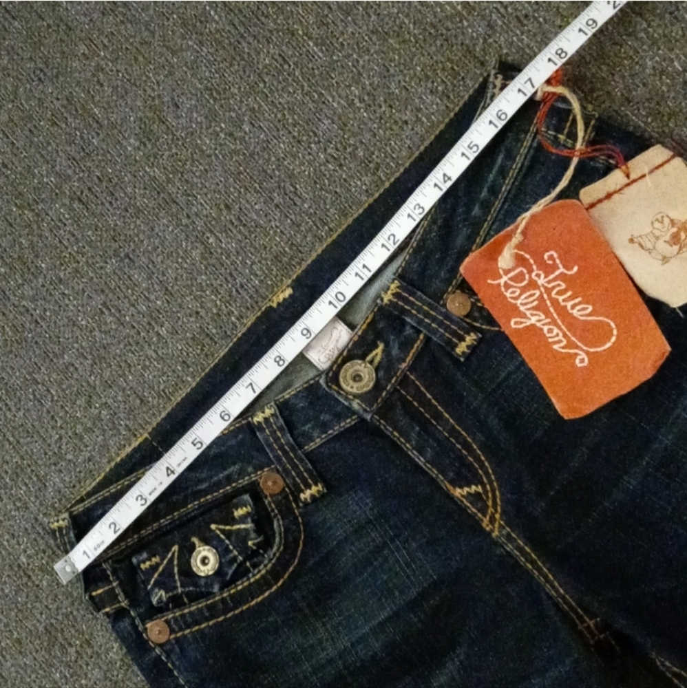 🔴SOLD🔴🆕️ 👖HTF True Religion👖 - Gin & Juice Becky Big T Bootcut Jean - Picture 12 of 16